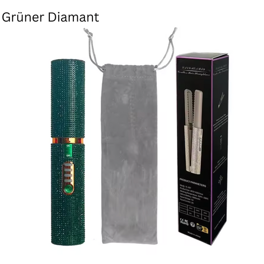 Glanz Styler – Kabelloses Glätteisen mit Glitzer für unterwegs