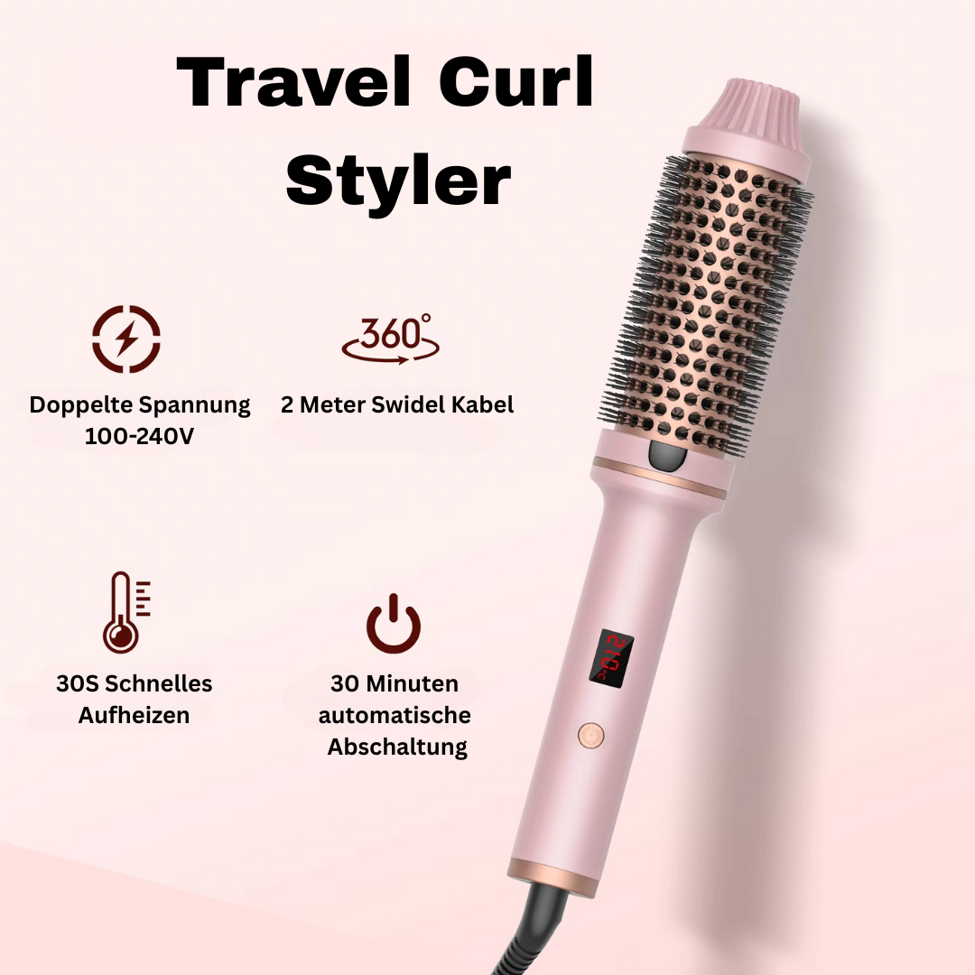 SmoothCurl Brush – 3-in-1 Warmluftbürste zum Locken, Glätten & Volumisieren