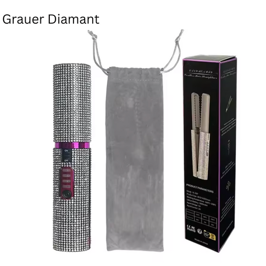 Glanz Styler – Kabelloses Glätteisen mit Glitzer für unterwegs