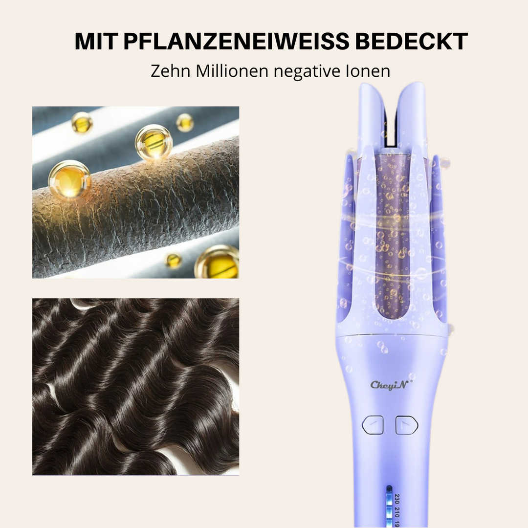 CurlMate Auto – Automatischer Lockenstab für müheloses Styling zu Hause