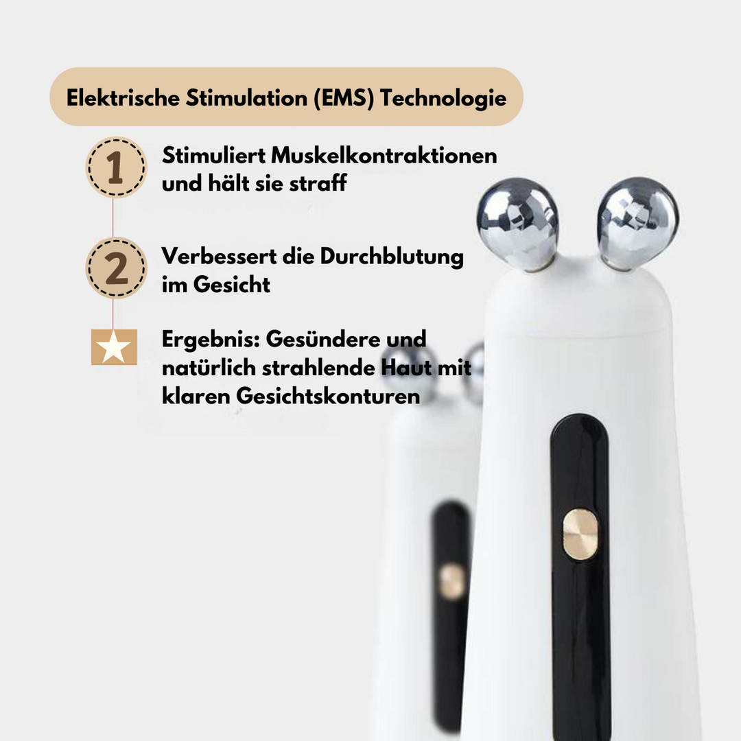 GlowLift 3in1 – EMS & Ultraschallgerät für straffe und strahlende Haut