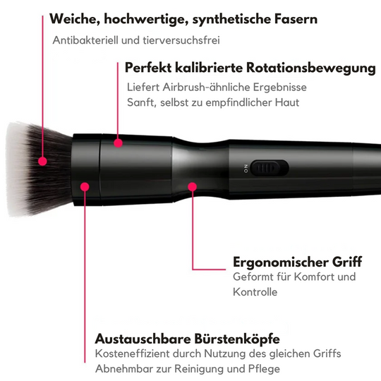 SmartBlend Pinsel – Rotierender Make-up-Pinsel für perfektes Verblenden