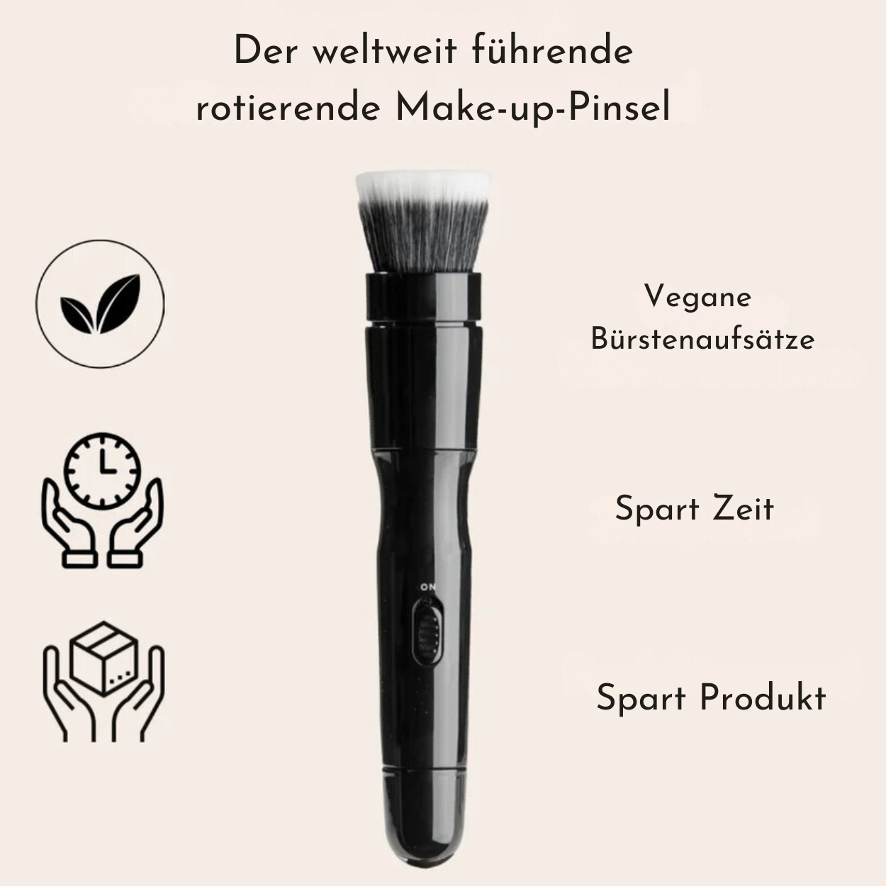 BlendSmart - Elektrischer Make-up-Pinsel Makelloses Verblenden mit jedem Schwung