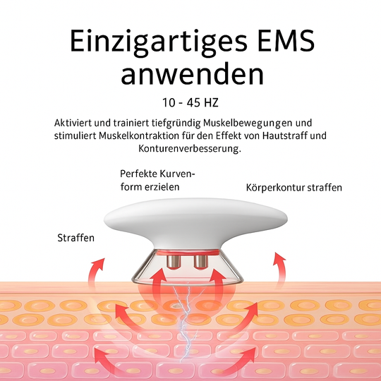 CelluGlow Pro – Vakuumgerät mit Rotlicht zur gezielten Cellulite-Reduktion