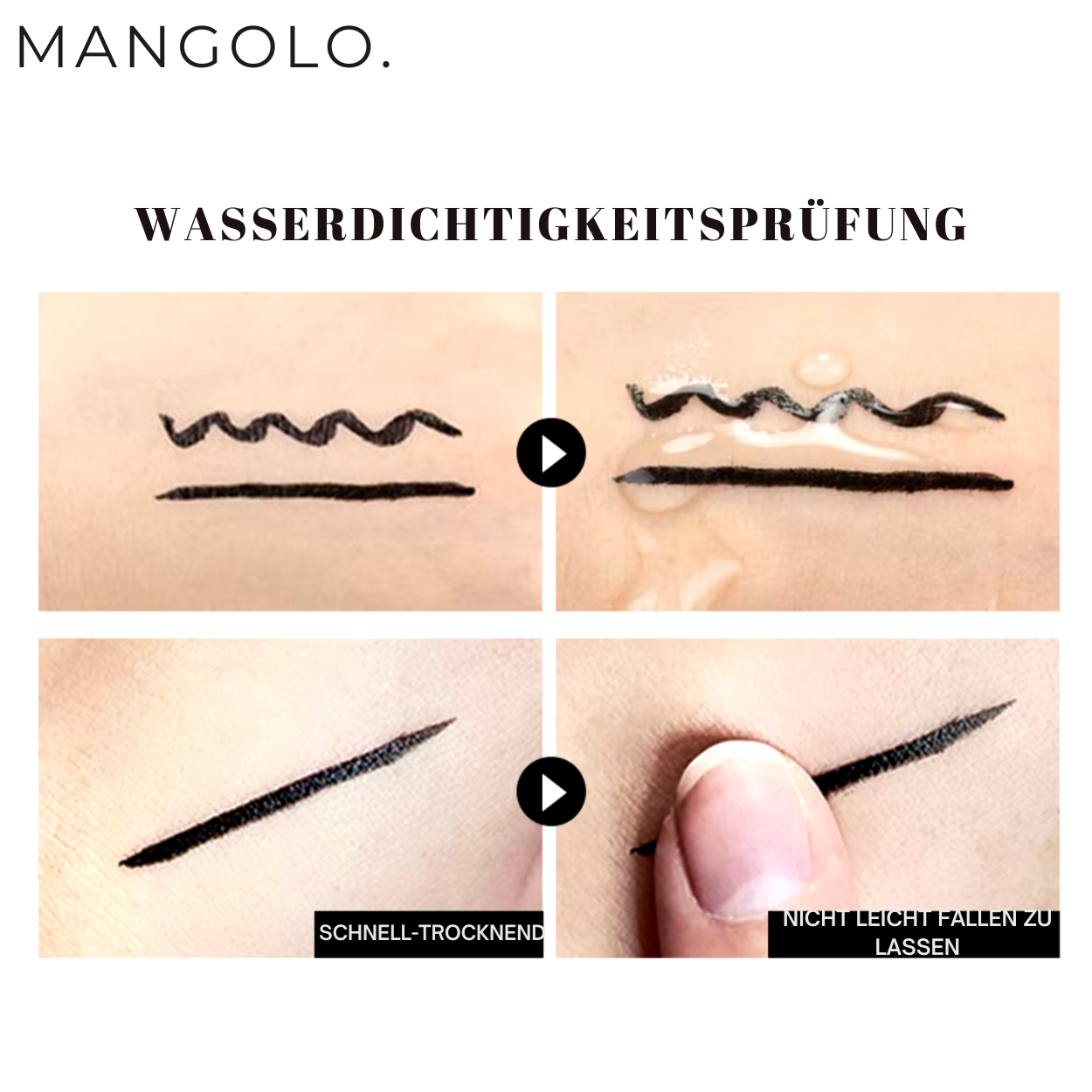 Eyeliner Stempel - Wasserfest und schnell trocknend