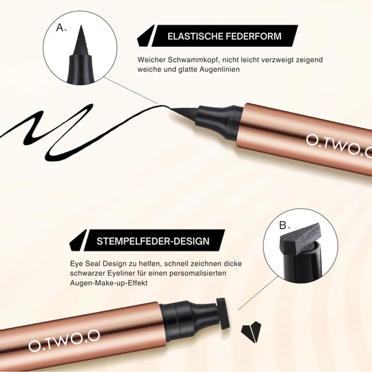 2-in-1 Eyeliner & Stempel – Perfekte Wing-Looks in Sekunden