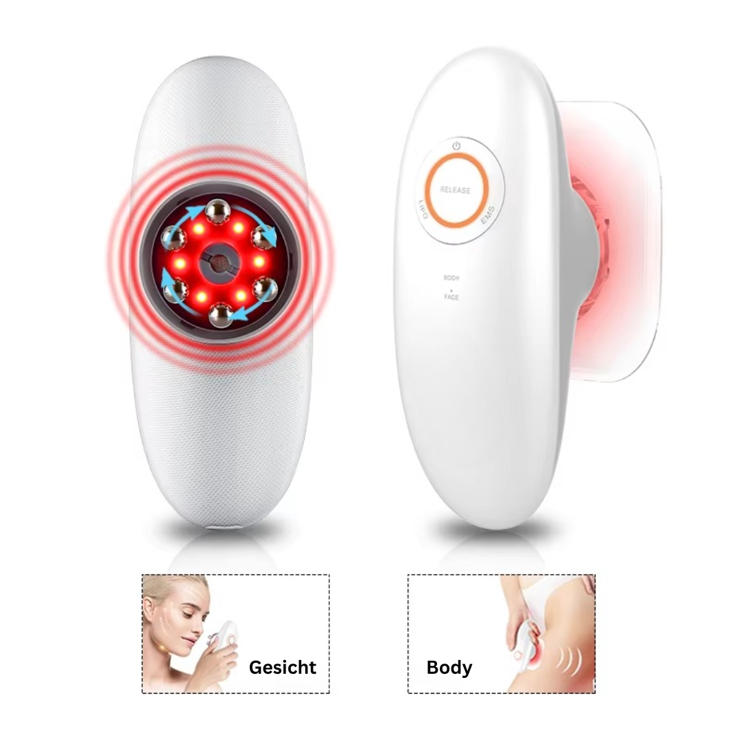 CelluGlow Pro – Vakuumgerät mit Rotlicht zur gezielten Cellulite-Reduktion