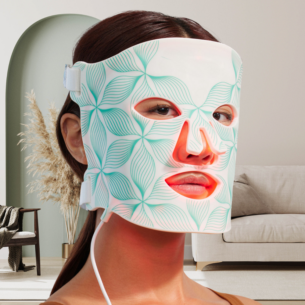 LED Lichttherapie Maske – Flexible Anti-Aging Gesichtsmaske von Mangolo