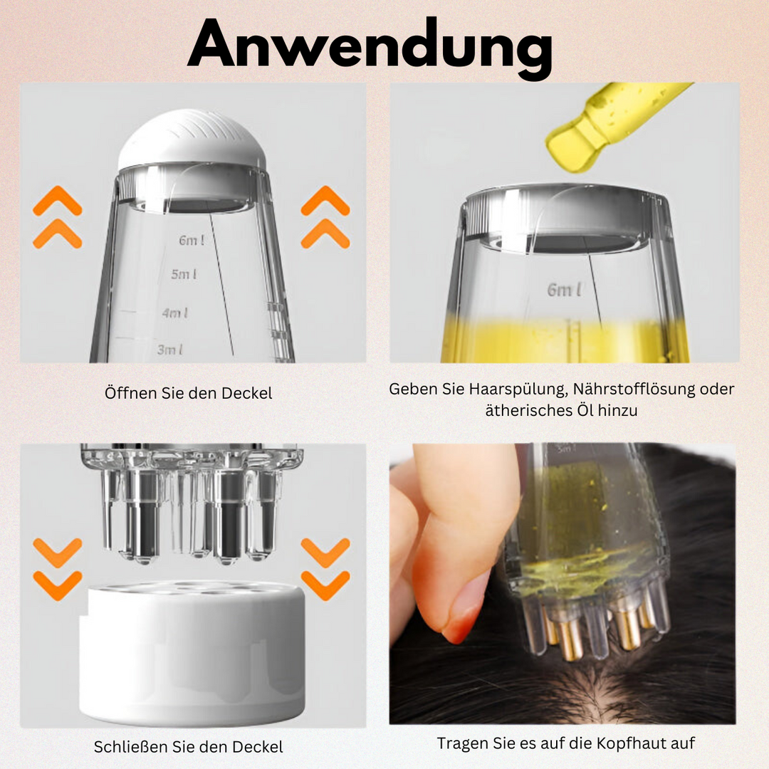 ScalpDrop – Haaröl-Applikator für präzises & sauberes Auftragen