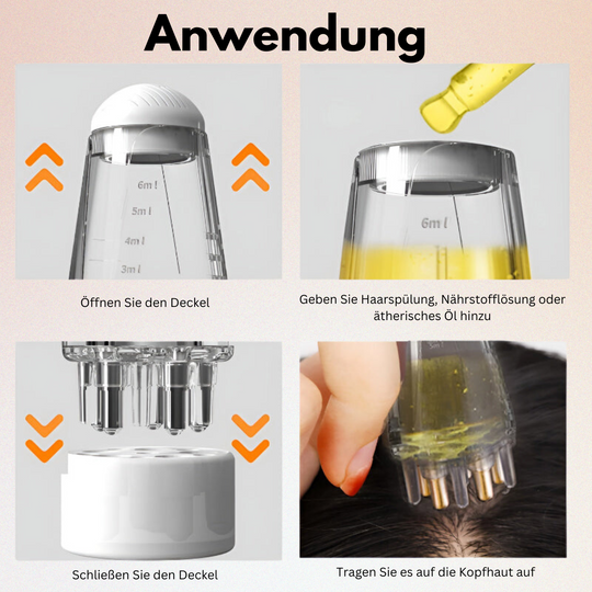 ScalpDrop – Haaröl-Applikator für präzises & sauberes Auftragen