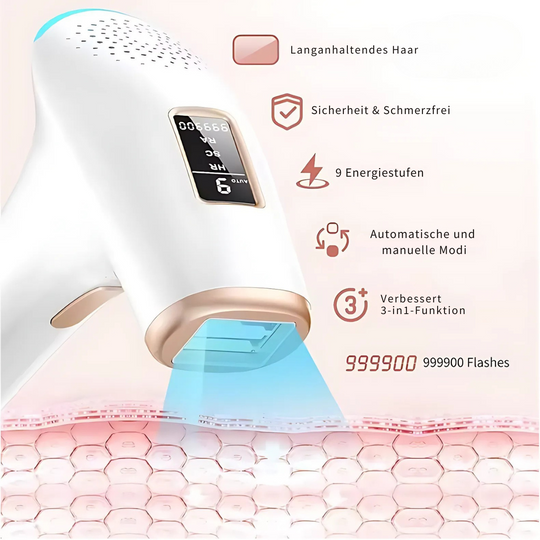 SilkFlash IPL – Dauerhafte Haarentfernung mit Lichttechnologie für Zuhause