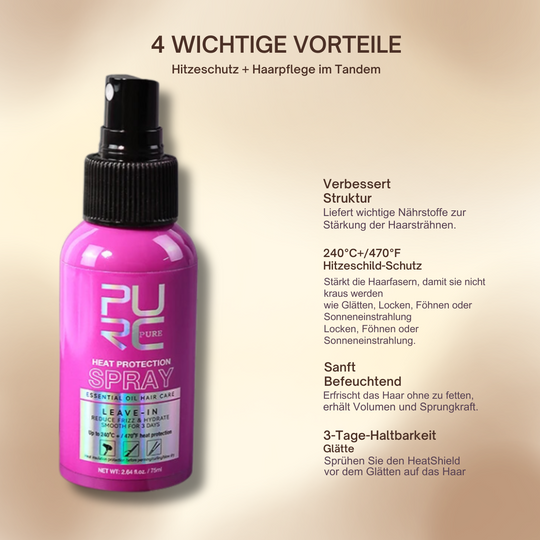 Hitzeschutzspray für Haare – Schutz & Pflege bis 240°C