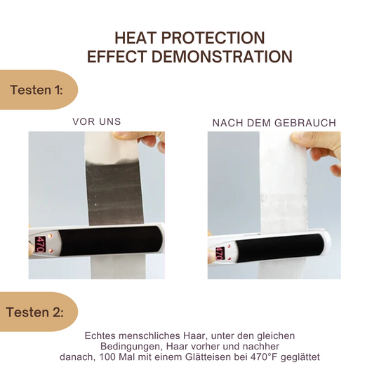 Hitzeschutzspray für Haare – Schutz & Pflege bis 240°C