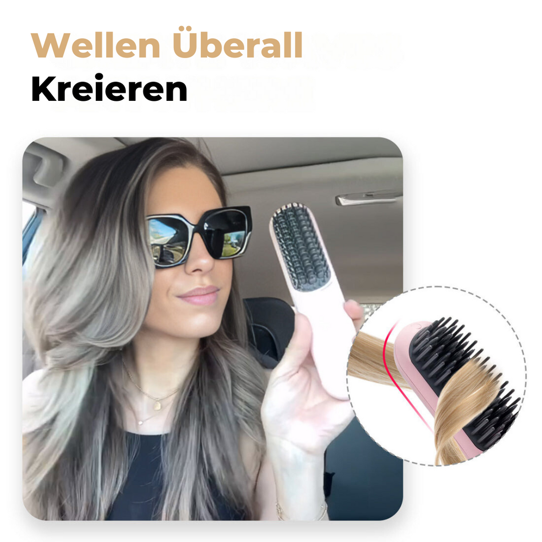 IonFlex Glättbürste – Kabelloses Haarstyling für unterwegs
