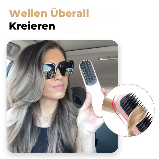 IonFlex Glättbürste – Kabelloses Haarstyling für unterwegs