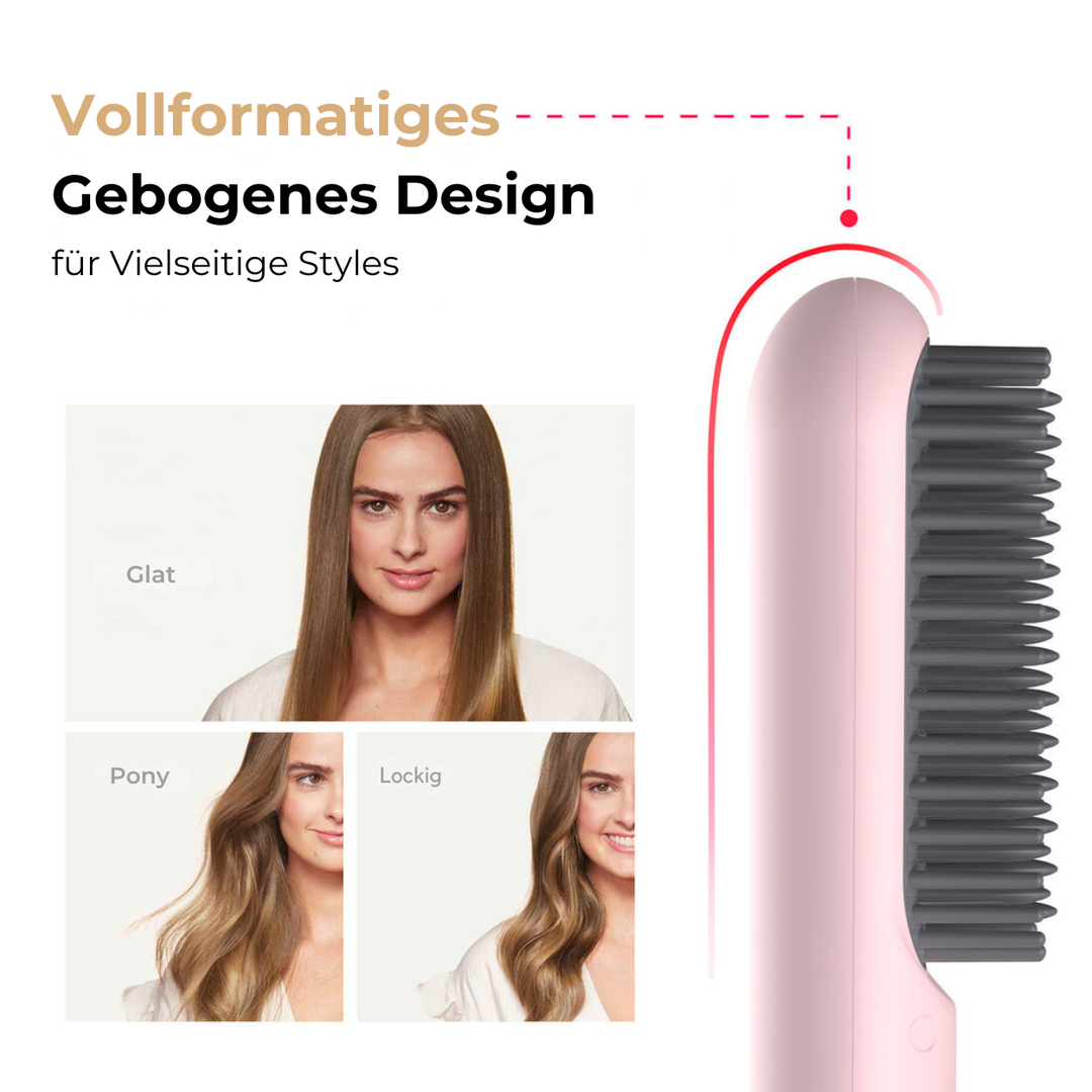 IonFlex Glättbürste – Kabelloses Haarstyling für unterwegs