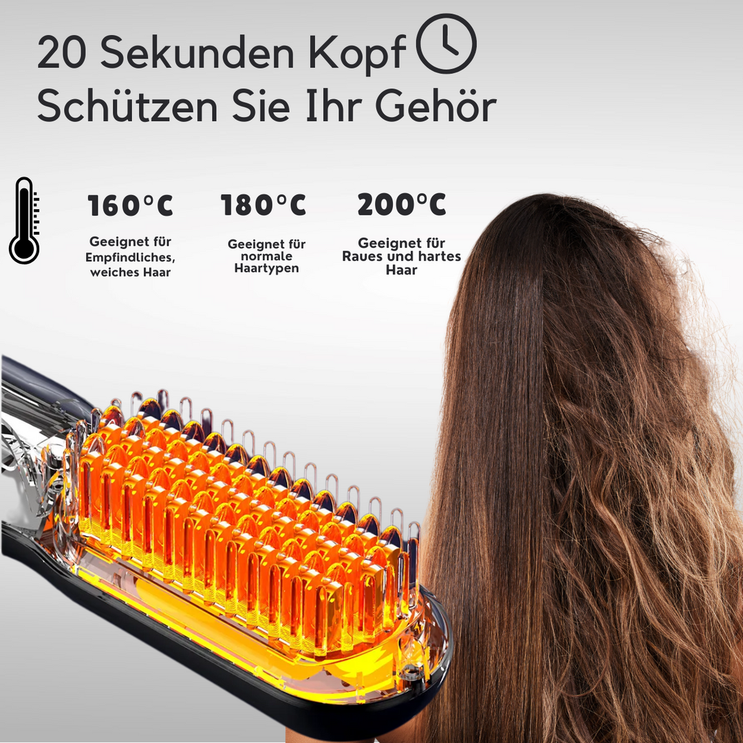 IonFlex Glättbürste – Kabelloses Haarstyling für unterwegs