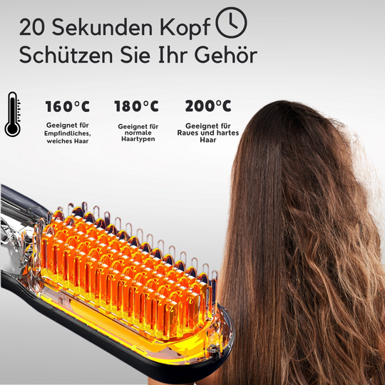 IonFlex Glättbürste – Kabelloses Haarstyling für unterwegs