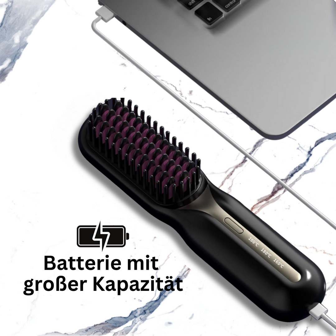 IonFlex Glättbürste – Kabelloses Haarstyling für unterwegs