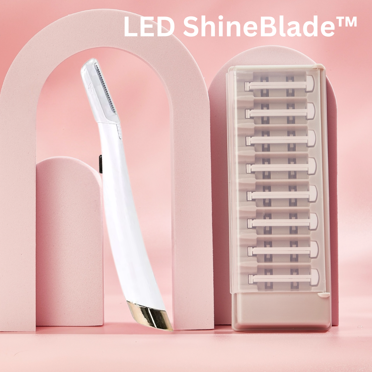 LED ShineBlade - Premium Glanzrasierer für ein strahlendes Finish