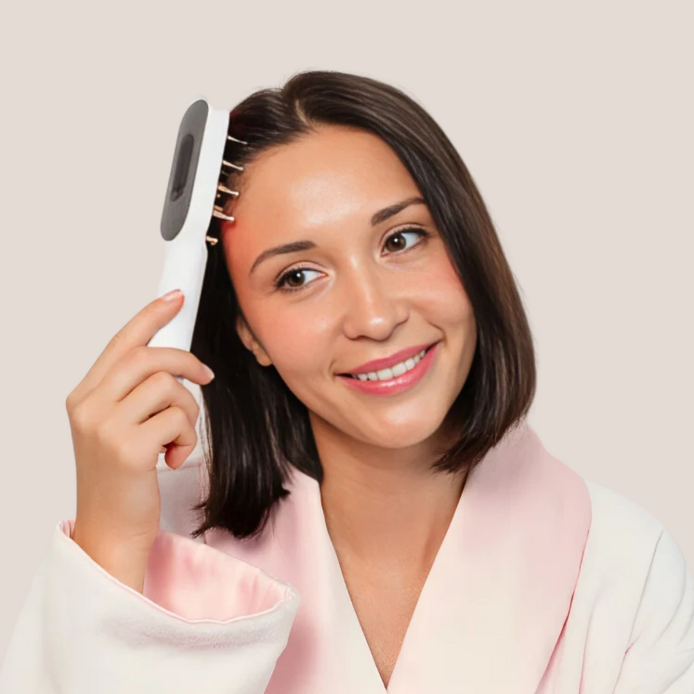 HairGlow Kamm – LED-Kamm zur Anregung des Haarwachstums & Kopfhautpflege