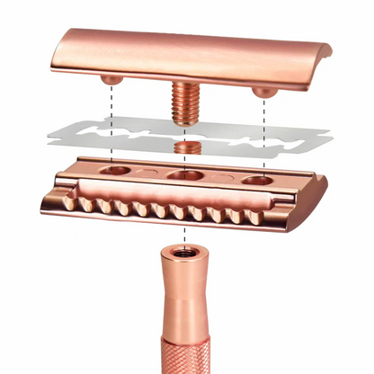 Rasiermesser aus Edelstahl - Rüsten Sie auf einen Rasierer um, der funktioniert