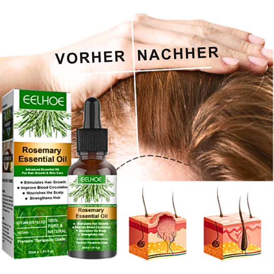 Rosmarinöl für Haarwachstum – Natürlich kräftigeres & dichteres Haar