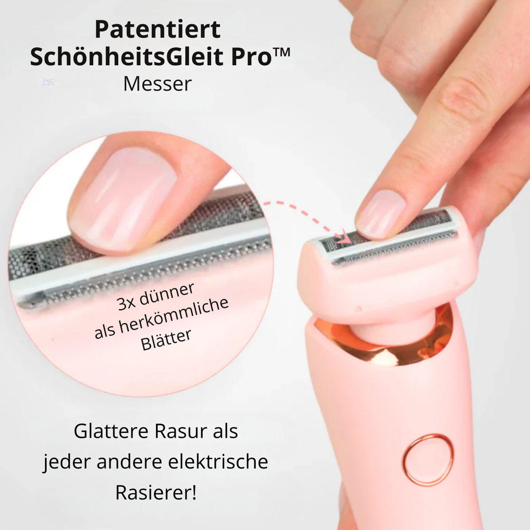 Beauty Glide Pro – Elektrischer Damenrasierer für glatte, gepflegte Haut