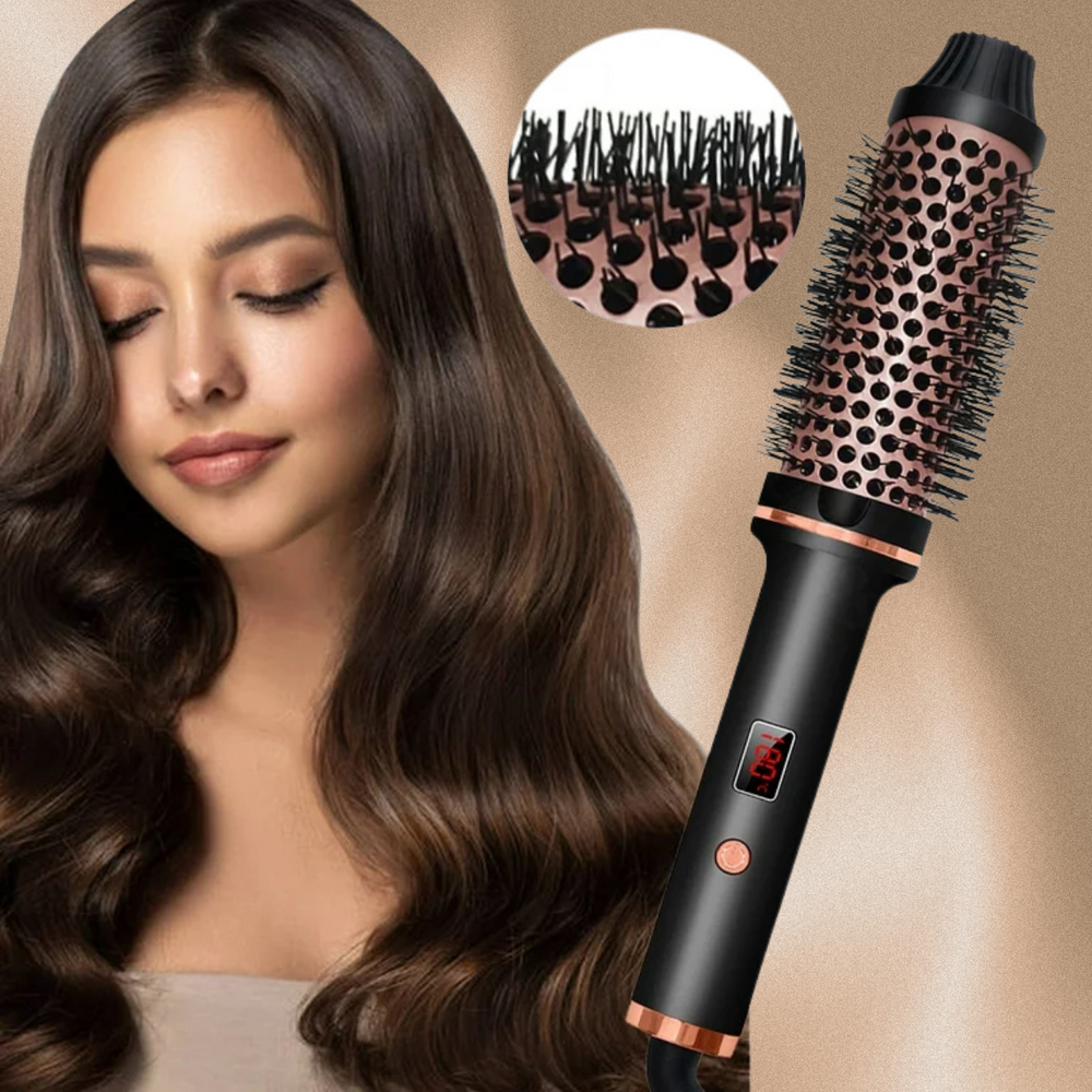 SmoothCurl Brush – 3-in-1 Warmluftbürste zum Locken, Glätten & Volumisieren