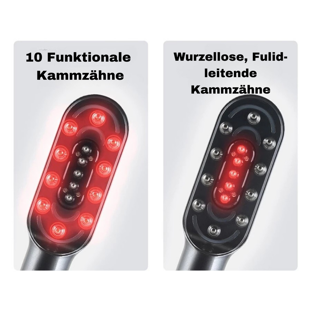 HairGlow Kamm – LED-Kamm zur Anregung des Haarwachstums & Kopfhautpflege